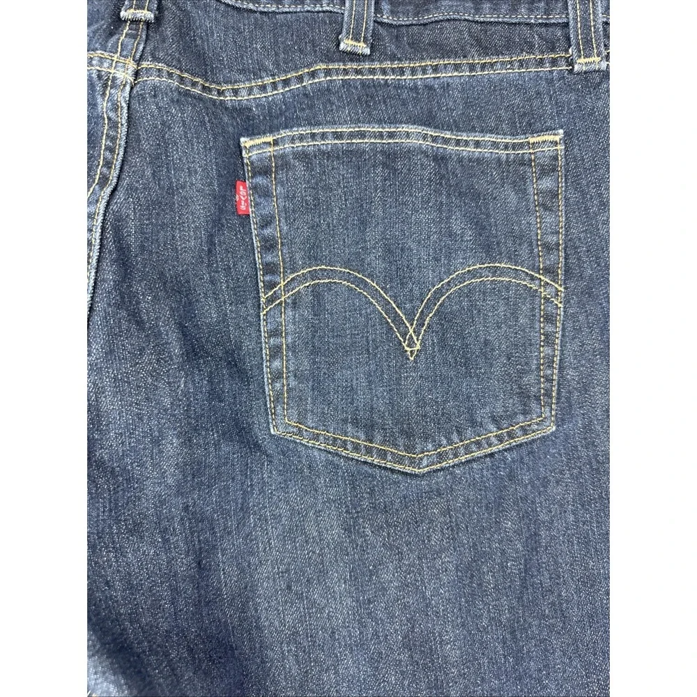 Levi's 514 Jeans Men's 40X30 Slim Straight Blue Denim Dark Wash 100% Cotton